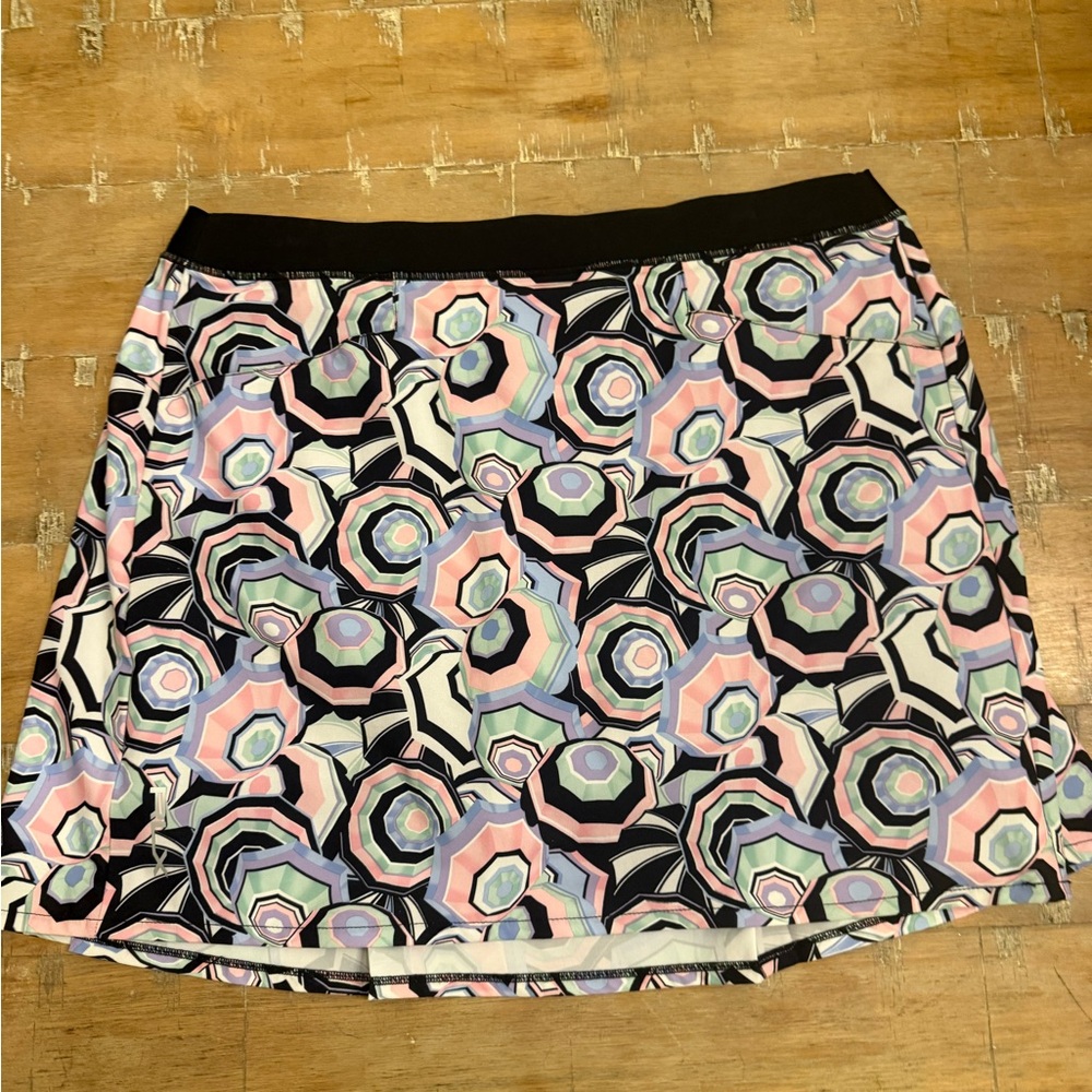 Ralph Lauren RLX Pastel Geometric Golf Skort